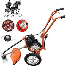 Ablacks Profesyonel Benzinli Tekerlekli Tırpan + Toprak Karıştırcı 4’lü Set