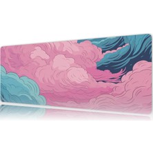 Urzuva Cotton Storm Gaming Oyuncu Xl Mouse Pad  Mousepad 80X30 cm 3mm Dikişli Model