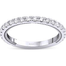 Makdis Pırlanta 0.40 Karat Yarımtur Pırlanta Yüzük