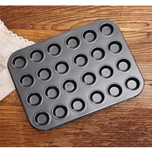 Yefking Muffin Kalıbı 24 Bölmeli Tartolet Kalıbı 24LÜ