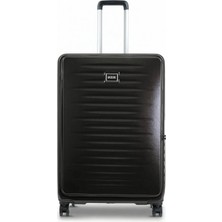 GROUND Fairytale Büyük Boy Körüklü Valiz Siyah - 10740