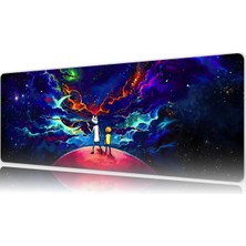 Urzuva Cosmic Curiosity Gaming Oyuncu Xl Mouse Pad  Mousepad 70X30 cm 3mm Dikişli Model