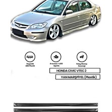 Honda Civic Vtec 2 2001-2006 Uyumlu Boyasız Plastik Marşpiyel Takımı