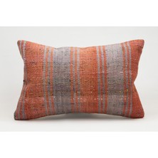 Kilim Wholesale El Yapımı Eski Kilimden Yapılmış Vintage Kırlent Kılıfı, Yün, 40X60 cm