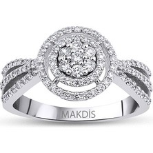 Makdis Pırlanta 0.70 Karat Fantezi Pırlanta Yüzük