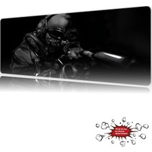 Urzuva Shadow Sentinel Gaming Oyuncu Xl Mouse Pad  Mousepad 90X40 cm 4mm Dikişli Model