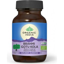 Organic India Brahmi Gotu Kola 60 Kapsül – Hafıza, Odak ve Sinir Sistemi Desteği