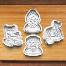 Hobist Tatlı Nene ile Tonton Dede Kurabiye ve Şeker Hamuru Kalıbı