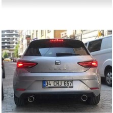 Leon Mk3 2017-2020 Tekli Sağ Sol Çıkış Difüzör (Plastik)