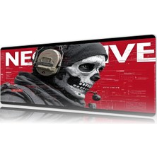 Urzuva Red Silence Gaming Oyuncu Xl Mouse Pad  Mousepad 70X30 cm 3mm Dikişli Model