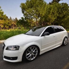 Audi A3 2006 - 2012 Yan Marşpiyel Takımı Boyasız (Plastik)