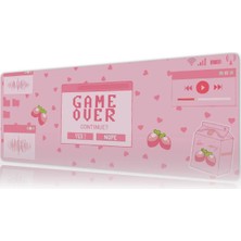 Urzuva Cherry Gamer Gaming Oyuncu Xl Mouse Pad  Mousepad 80X30 cm 3mm Dikişli Model