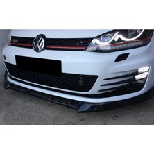 Volkswagen Golf 7  Uyumlu  R-Line Ön Lip (Plastik)