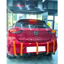 Opel Corsa F Difüzör Parlak Siyah (Plastik)  Uyumlu