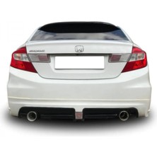 Honda Civic Fb7 Uyumlu Boyasız Plastik Mugen Rr Difüzör