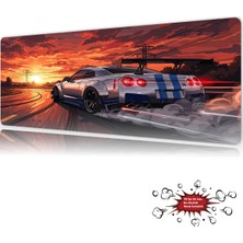 Urzuva Araba Modelleri Street Phantom Gaming Oyuncu Xl Mouse Pad Mousepad 90X40 cm 4mm Dikişli Model