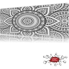 Urzuva Zen Mandala Gaming Oyuncu Xl Mouse Pad  Mousepad 90X40 cm 4mm Dikişli Model