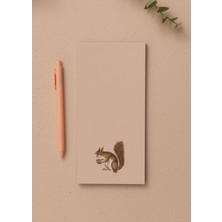 The Mia Art Line Mini Notluk Squirrel 10 x 21 cm 40 Yaprak