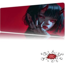 Urzuva Crimson Temptress Gaming Oyuncu Xl Mouse Pad  Mousepad 90X40 cm 4mm Dikişli Model