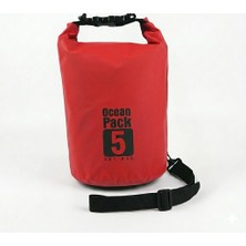 Skatinger Ocean Pack Kırmızı 5 L Su Geçirmez Yüzen Çanta