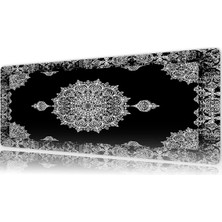 Urzuva Obsidian Mandala Gaming Oyuncu Xl Mouse Pad  Mousepad 70X30 cm 3mm Dikişli Model