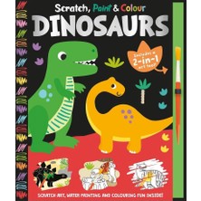 Scratch, Paint And Colour Dinosaurs