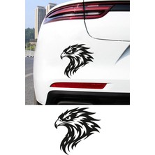 New Jargon Kartal Oto Sticker - Kartal Figürlü Araç Sticker - Araba Motor Aksesuar 15X15CM