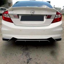 Civic Fd6 Egzoz Görünümlü Difüzör (Plastik)
