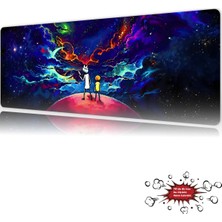 Urzuva Cosmic Curiosity Gaming Oyuncu Xl Mouse Pad  Mousepad 90X40 cm 4mm Dikişli Model