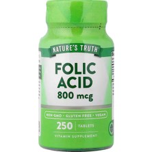 Nature's Truth Vitamin B9 Folate - Folic Acid 800 Mcg 250 Tablet