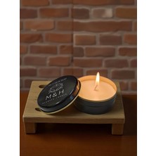 MyBru Myhand Soyawax Siyah Teneke Mum Lady Musk Esans Kokulu Kutu Mum 60 gr