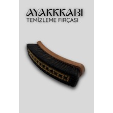 Onur Lostra Tipi At Kılı Ayakkabı Temizleme Fırçası Profesyonel Deri Ayakkabı Bakım Parlatma Fırçası 23CM