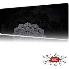 Urzuva Midnight Mandala Gaming Oyuncu Xl Mouse Pad Mousepad 90X40 cm 4mm Dikişli Model