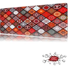 Urzuva Mosaic Harmony Gaming Oyuncu Xl Mouse Pad  Mousepad 90X40 cm 4mm Dikişli Model