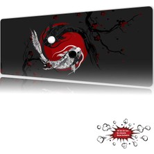 Urzuva Yin Koi Gaming Oyuncu Xl Mouse Pad  Mousepad 90X40 cm 4mm Dikişli Model