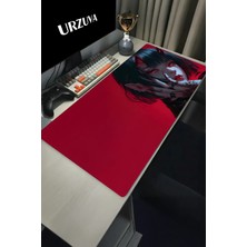 Urzuva Crimson Temptress Gaming Oyuncu Xl Mouse Pad  Mousepad 70X30 cm 3mm Dikişli Model