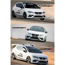 Seat Leon Mk3.5 Race Cup Lenzdesing Ön Tampon Lipi Parlak Siyah