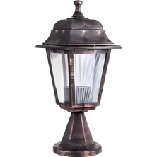Huzur Elektrik Optik Kare Bakır Set Üstü 40CM 9W Günışığı Ampul Dahil Z6880