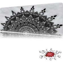 Urzuva Midnight Lotus Gaming Oyuncu Xl Mouse Pad Mousepad 90X40 cm 4mm Dikişli Model