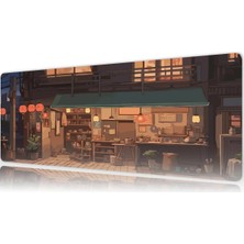 Urzuva Neon Alley Gaming Oyuncu Xl Mouse Pad  Mousepad 70X30 cm 3mm Dikişli Model