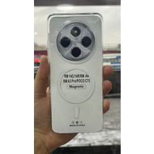 İzel Aksesuar Poco C75 Sert Pc Sararmaz Magsafe Şeffaf  Kılıf