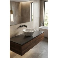 Deconore Doğal Mermer El Yapımı Çanak Lavabo