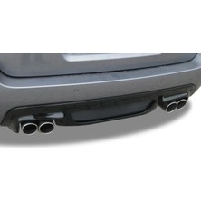 Bmw E60 Difüzör M5 Rieger Parlak Siyah Plastik 2003-2009 Uyumlu