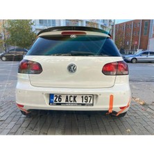 Volkswagen Golf 6 2009-2012 Parlak Siyah Plastik Gtı Difüzör