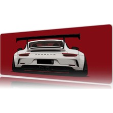 Urzuva Araba Modelleri Red Velocity Gaming Oyuncu Xl Mouse Pad  Mousepad 80X30 cm 3mm Dikişli Model