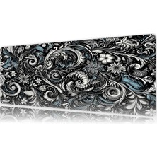 Urzuva Baroque Garden Gaming Oyuncu Xl Mouse Pad  Mousepad 80X30 cm 3mm Dikişli Model