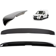 Ford Tourneo Connect 2002-2014 Uyumlu Parlak Siyah Spoiler Plastik