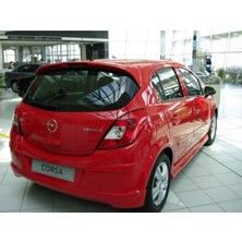 Corsa D Yan Marşpiyel (Çift) (Plastik)