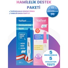 Valfast Hamilelik Destek Paketi (5 Ovulasyon + 5 Erken Gebelik Testi)