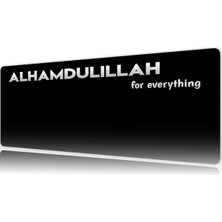 Urzuva Elhamdülillah Gaming Oyuncu Xl Mouse Pad Mousepad 80X30 cm 3mm Dikişli Model